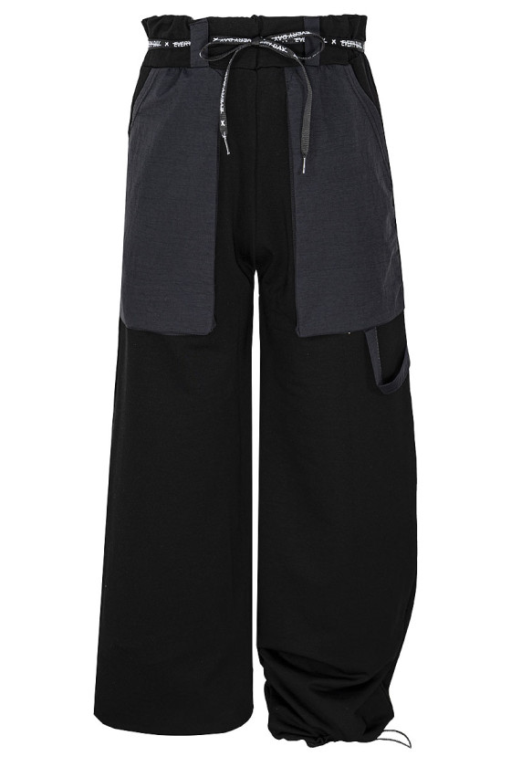 Spodnie szeroka nogawka