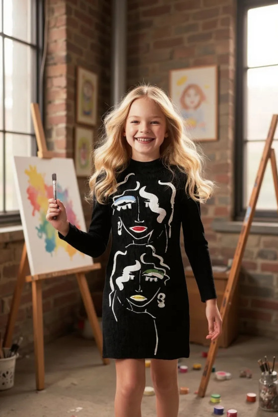 Sukienka dla dziewczynki Face