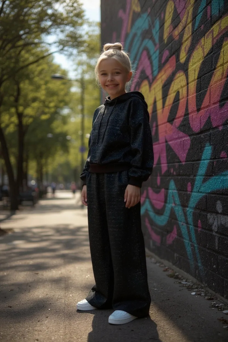 połysk czarny kaptur