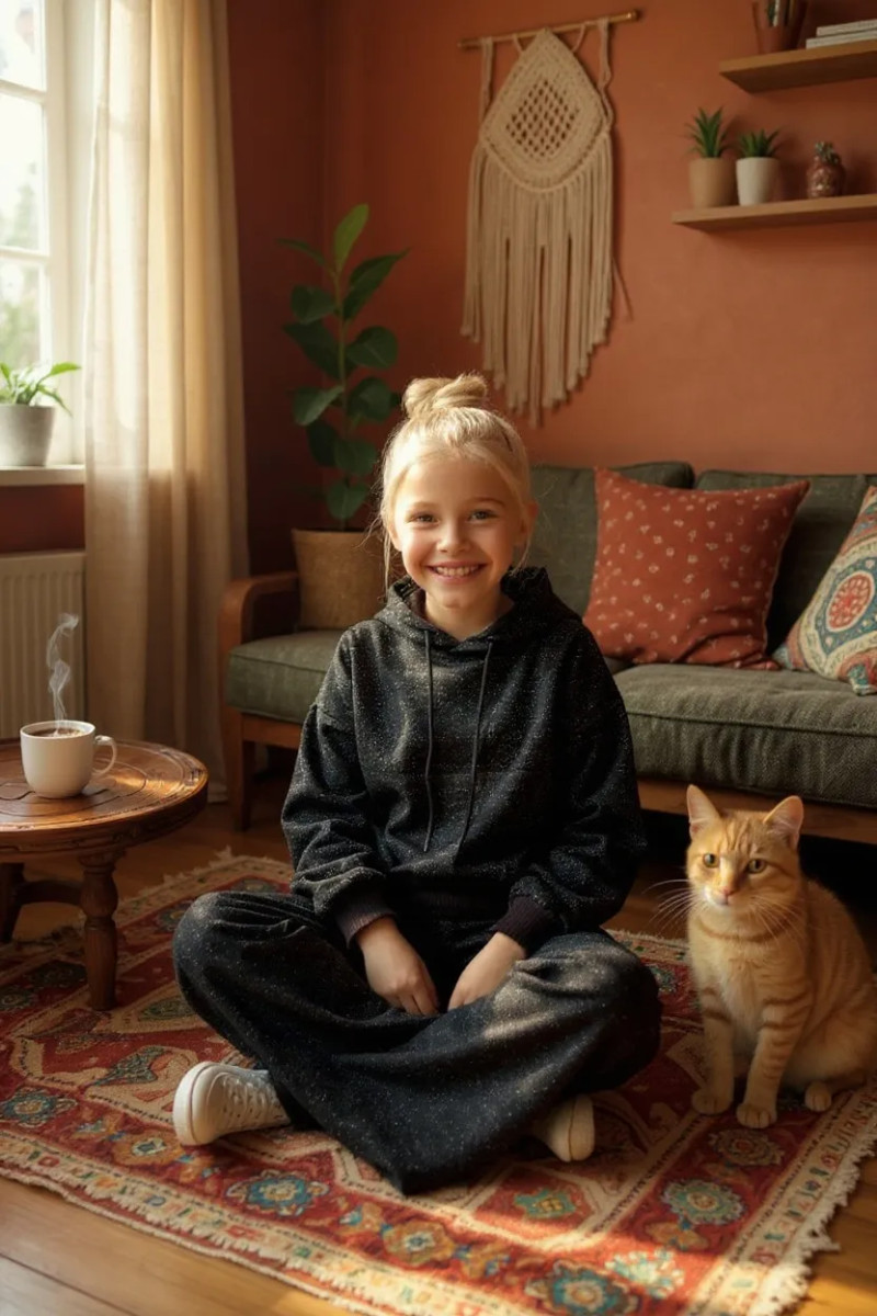 połysk czarny kaptur