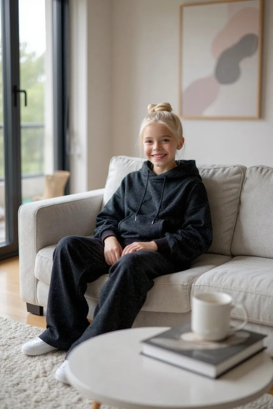 połysk czarny kaptur