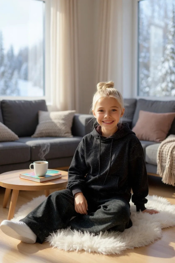 połysk czarny kaptur