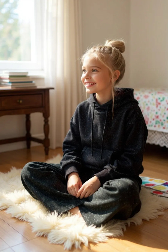 połysk czarny kaptur