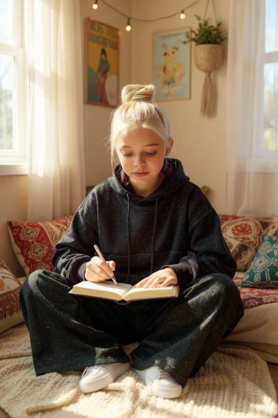 połysk czarny kaptur