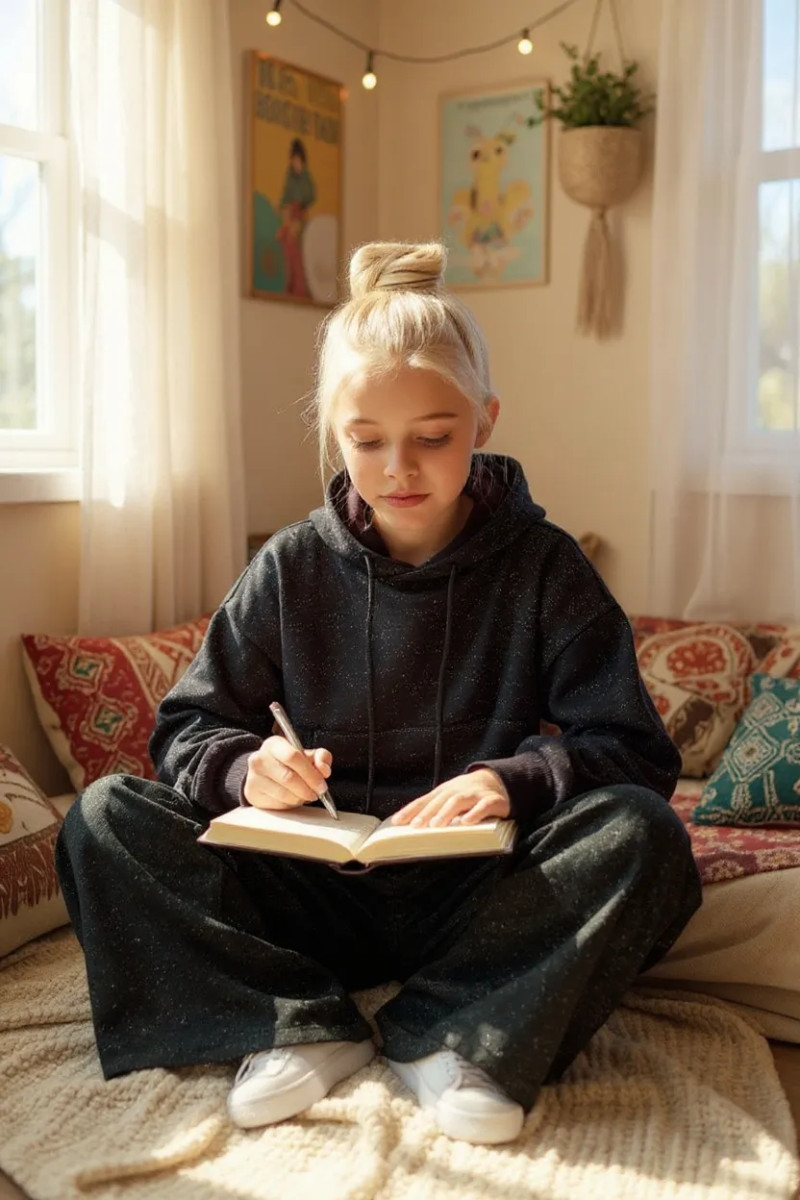 połysk czarny kaptur