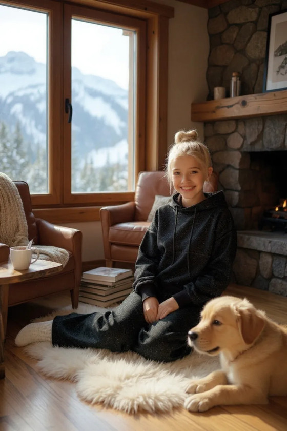 połysk czarny kaptur