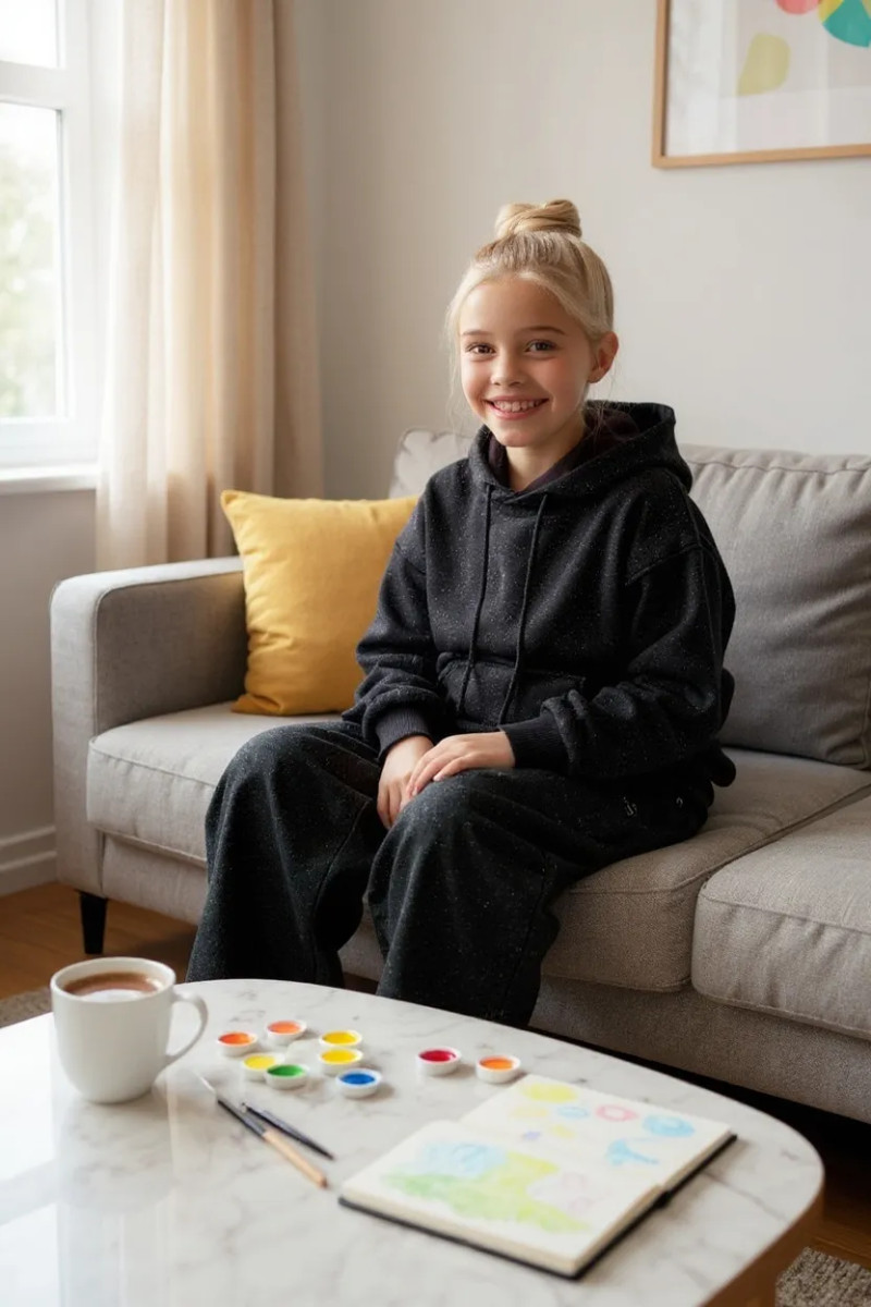 połysk czarny kaptur