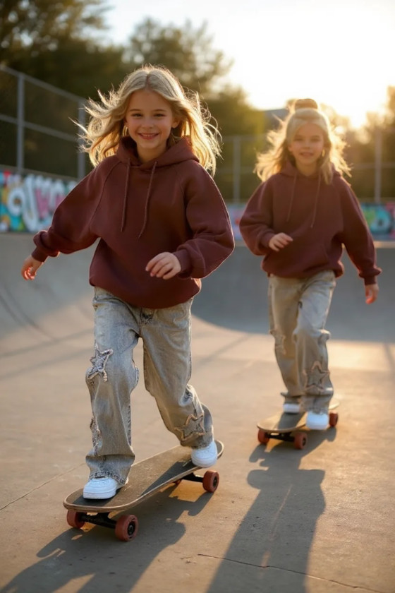 Spodnie jeansowe dla dziewczynki