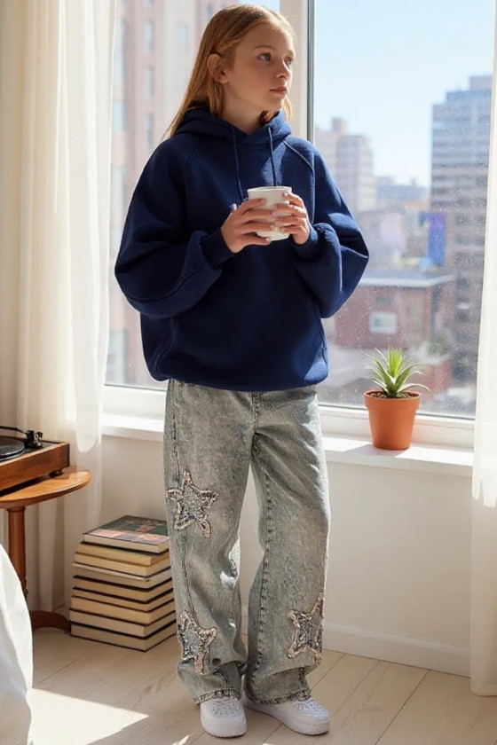 Bluza dla dziewczynki Milla Granat