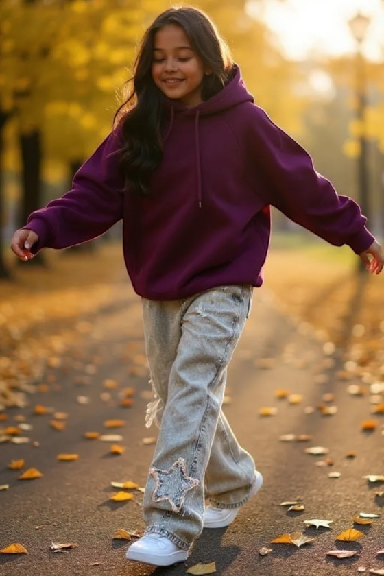 Bluza dla dziewczynki Milla Fiolet