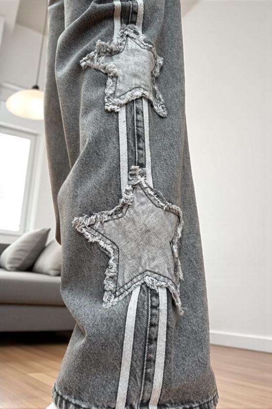 Spodnie jeansowe dla dziewczynki Trio Lampas