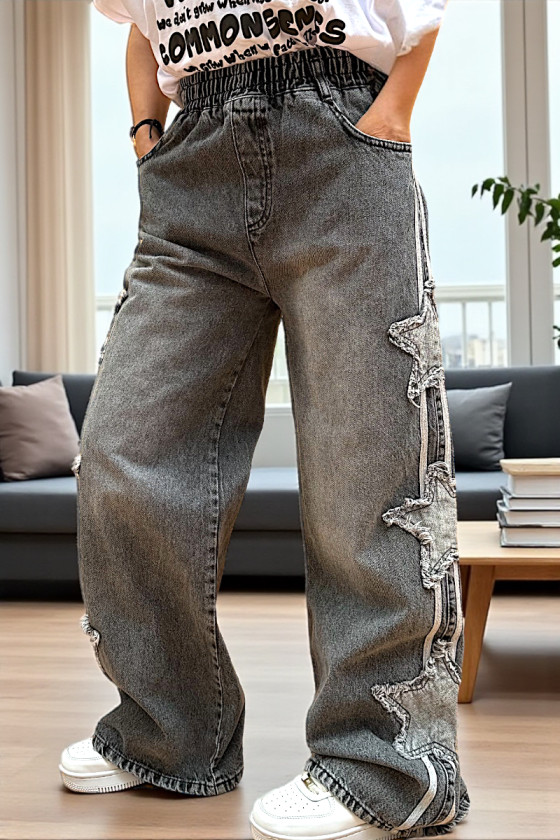 Spodnie jeansowe dla dziewczynki Trio Lampas