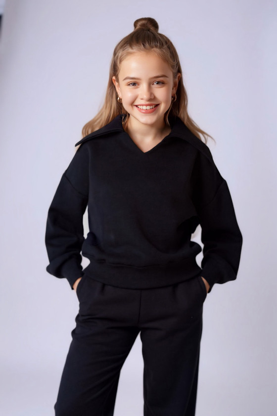 Komplet dla dziewczynki Kołnierz