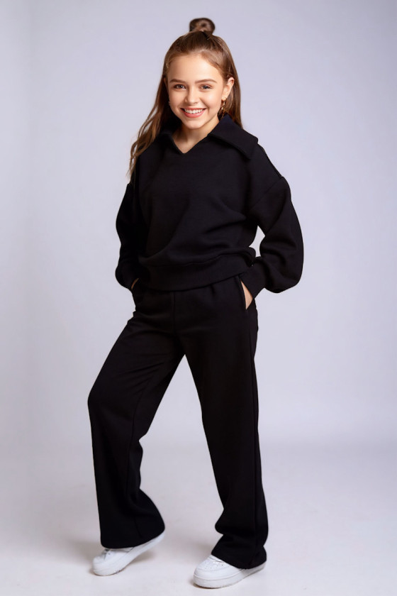 Komplet dla dziewczynki Kołnierz