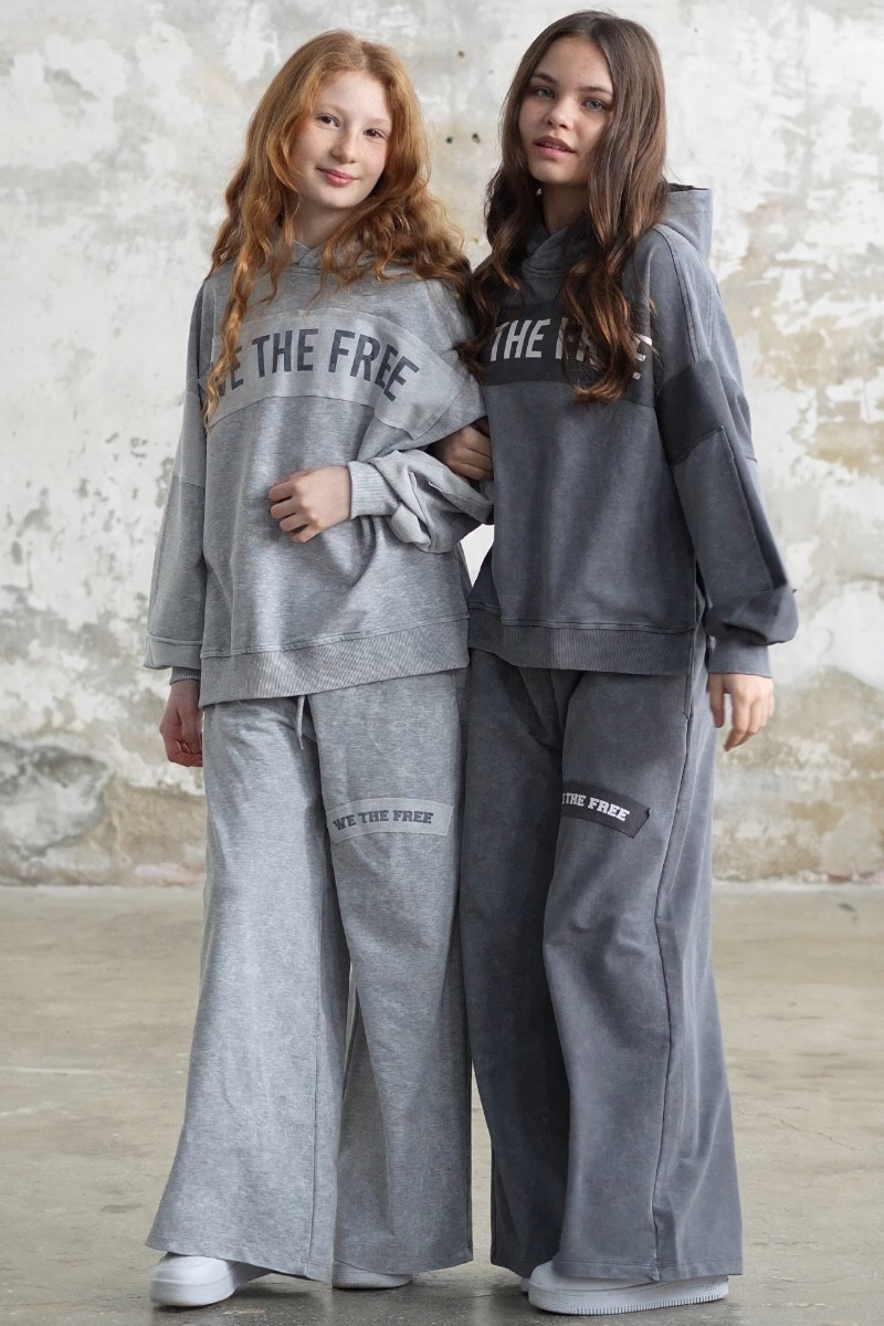 Komplet We The Free jasny szary