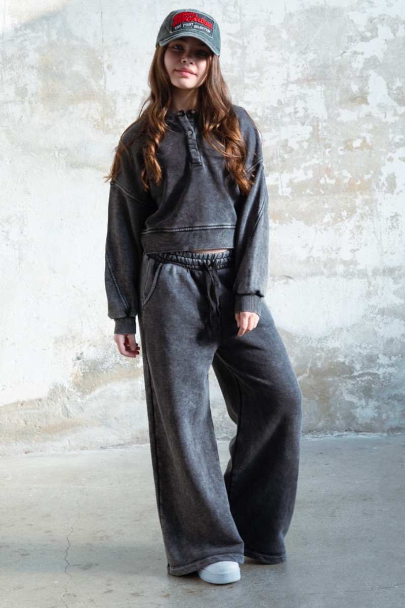 Komplet Chicago Style Ciemny Szary