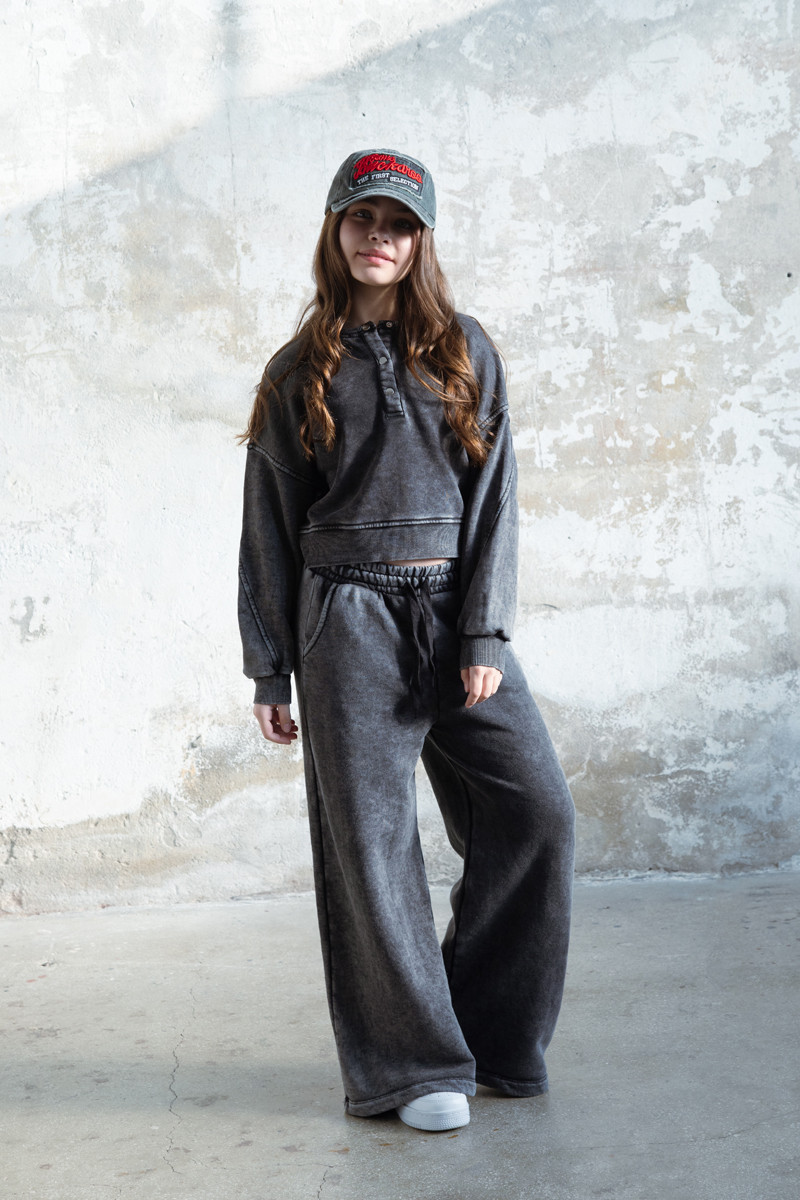 Komplet Chicago Style Ciemny Szary