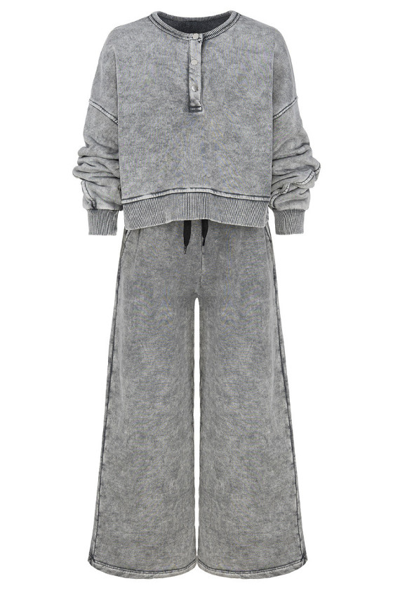 Komplet Chicago Style Jasny Szary