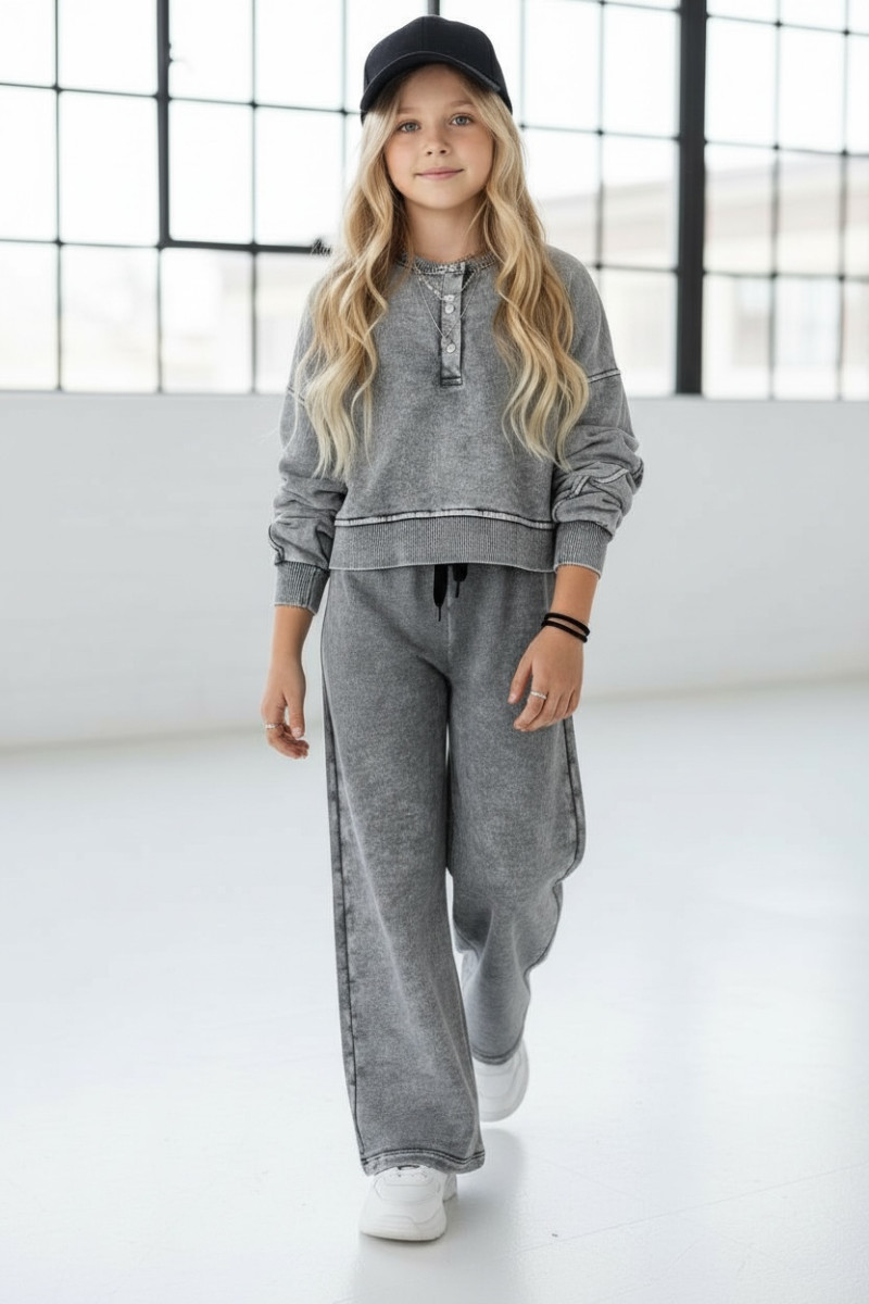 Komplet Chicago Style Jasny Szary