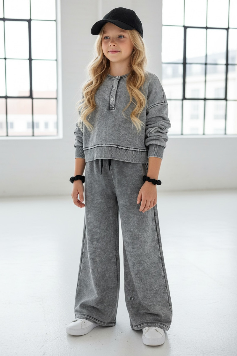 Komplet Chicago Style Jasny Szary