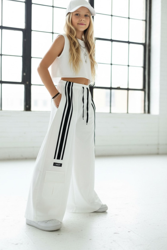 Spodnie dresowe Sisi śmietanka