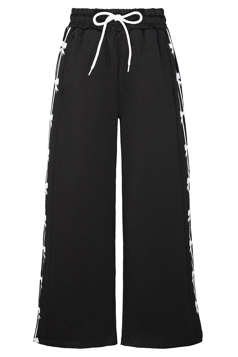 Spodnie dresowe Kokardki czarne