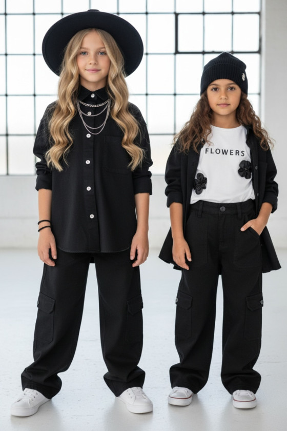 copy of Komplet dla dziewczynki Nadia khaki