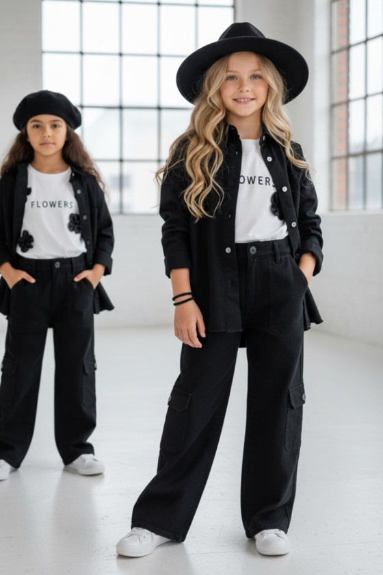 copy of Komplet dla dziewczynki Nadia khaki