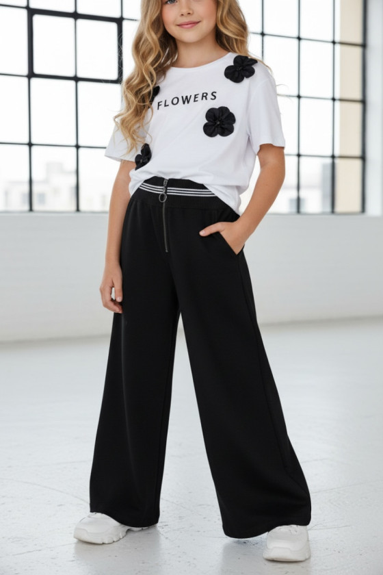 Spodnie czarne dla dziewczynki Susan