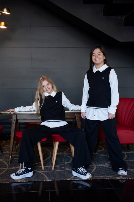 Spodnie czarne dla dziewczynki Susan