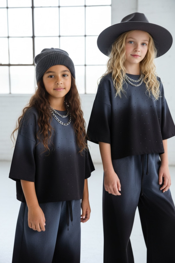 Komplet dla dziewczynki Diamond bluzka i spodnie