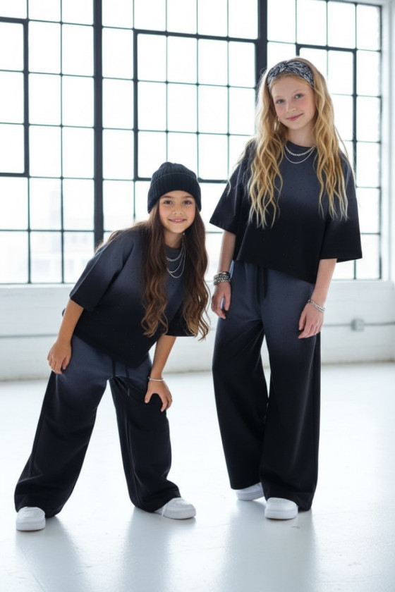 Komplet dla dziewczynki Diamond bluzka i spodnie