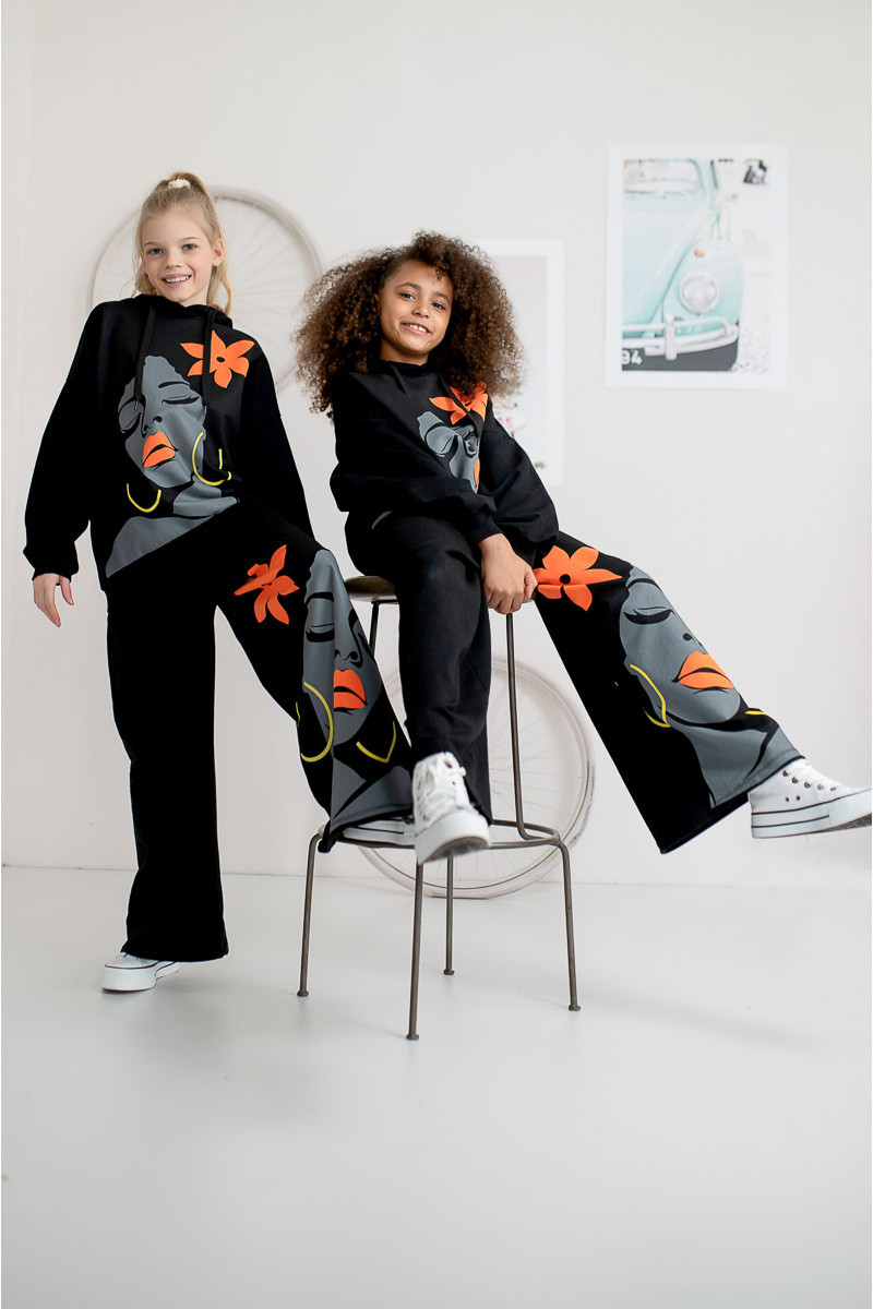 Komplet dla dziewczynki Boni czarny