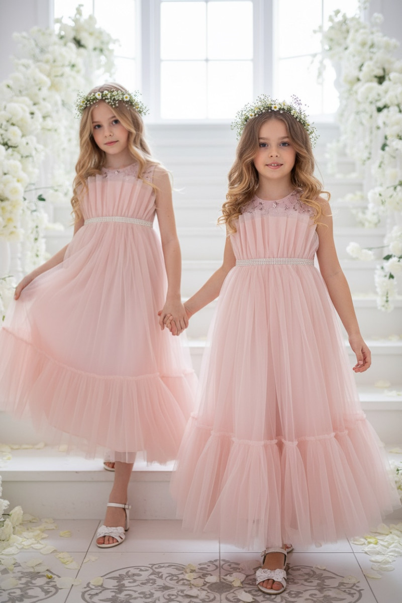 Sukienka dla dziewczynki Mari brzoskiwnka