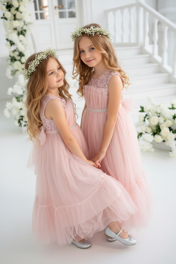 Sukienka dla dziewczynki Mari brzoskiwnka