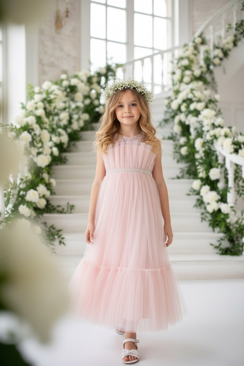 Sukienka dla dziewczynki Mari brzoskiwnka