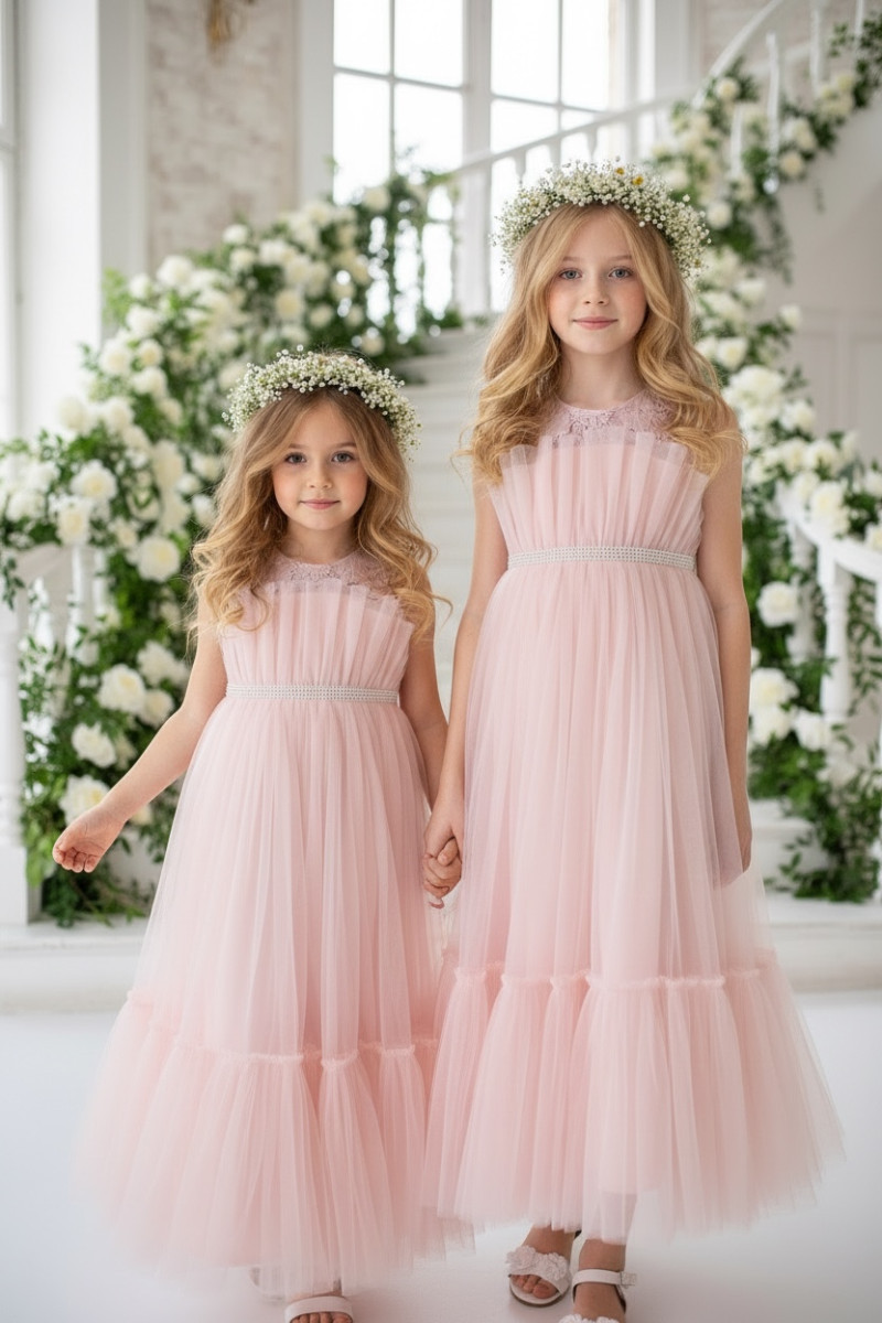 Sukienka dla dziewczynki Mari brzoskiwnka