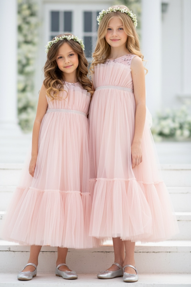 Sukienka dla dziewczynki Mari brzoskiwnka