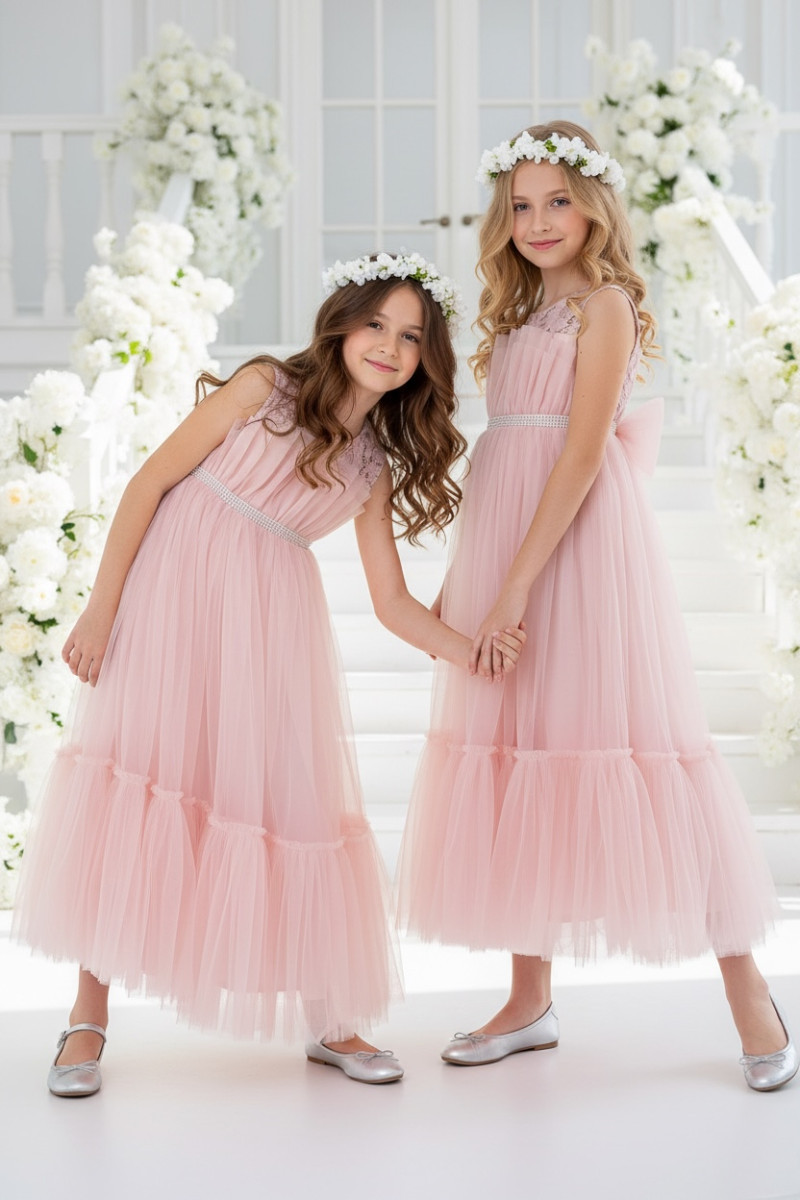 Sukienka dla dziewczynki Mari brzoskiwnka