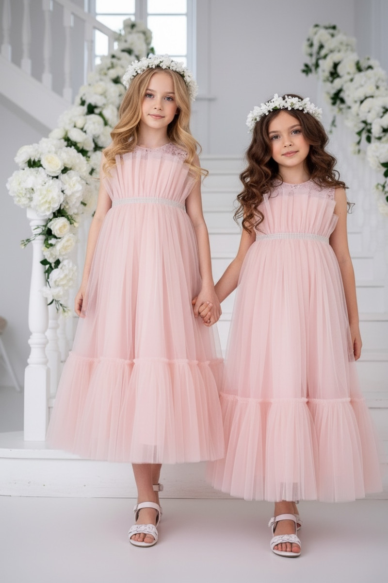 Sukienka dla dziewczynki Mari brzoskiwnka