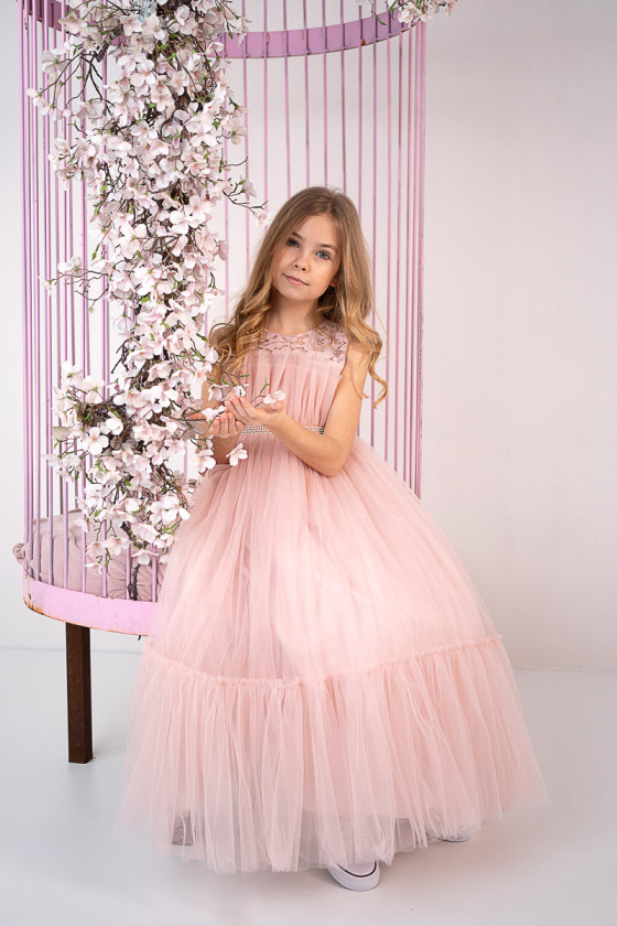 Sukienka dla dziewczynki Mari brzoskiwnka