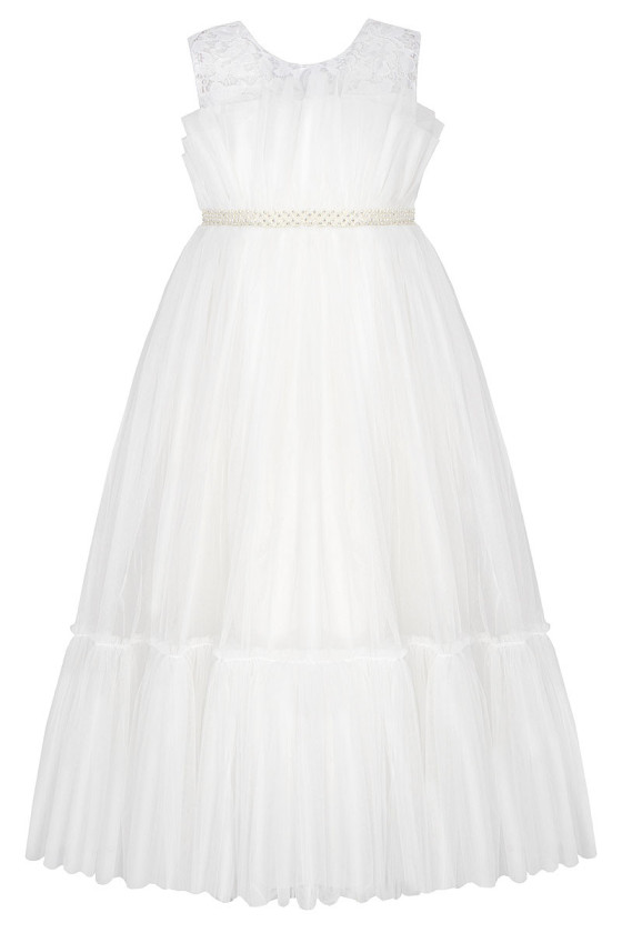 Sukienka dla dziewczynki Mari biała