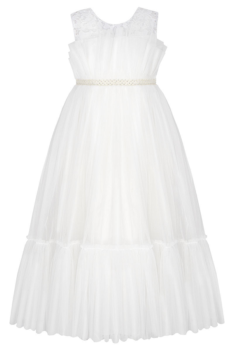 Sukienka dla dziewczynki Mari biała