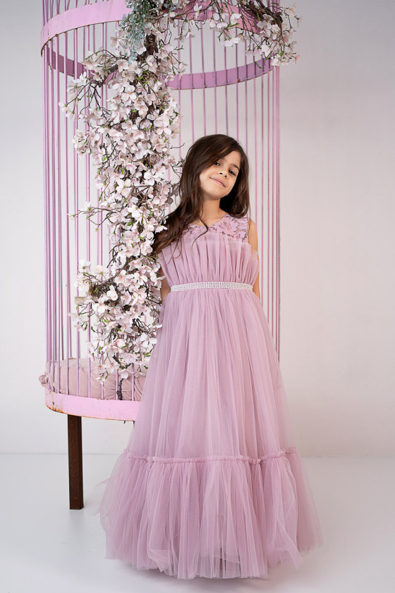 Sukienka dla dziewczynki Mari lilak