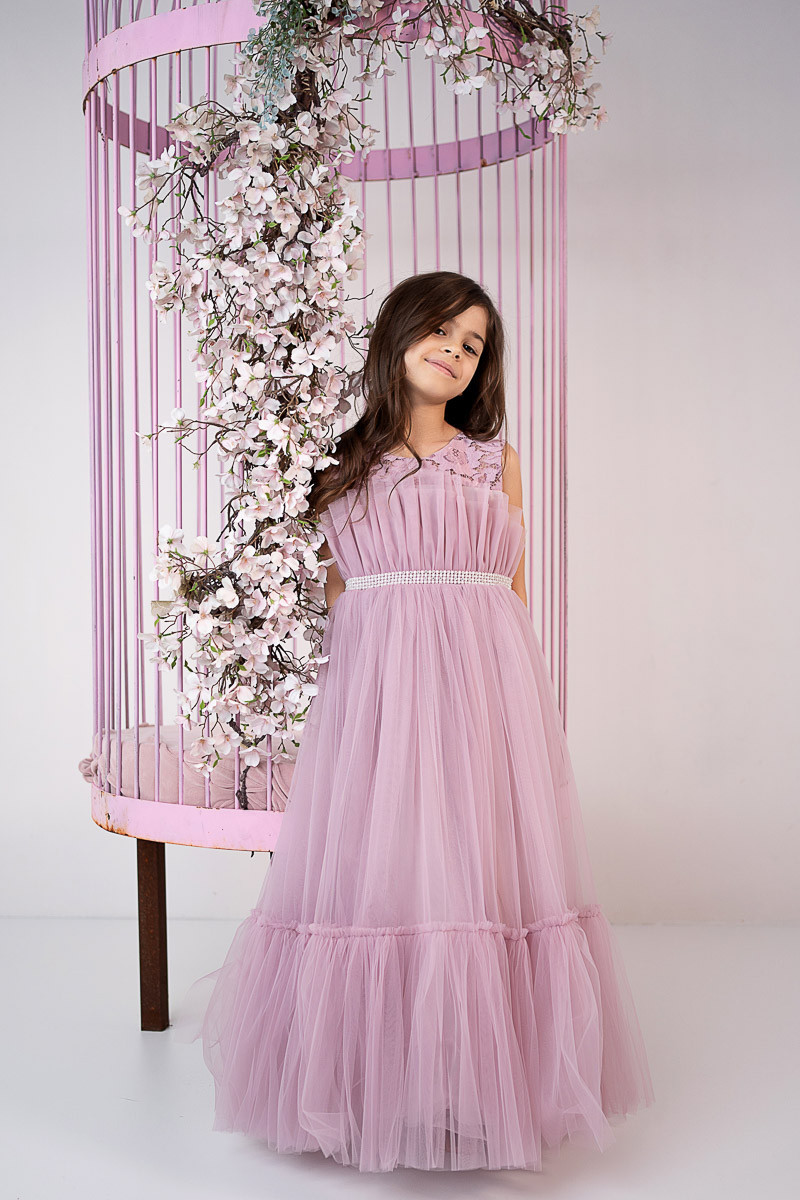 Sukienka dla dziewczynki Mari lilak