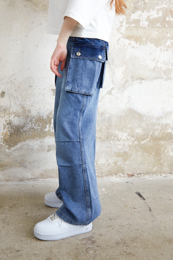 Spodnie jeans Pocet Blue