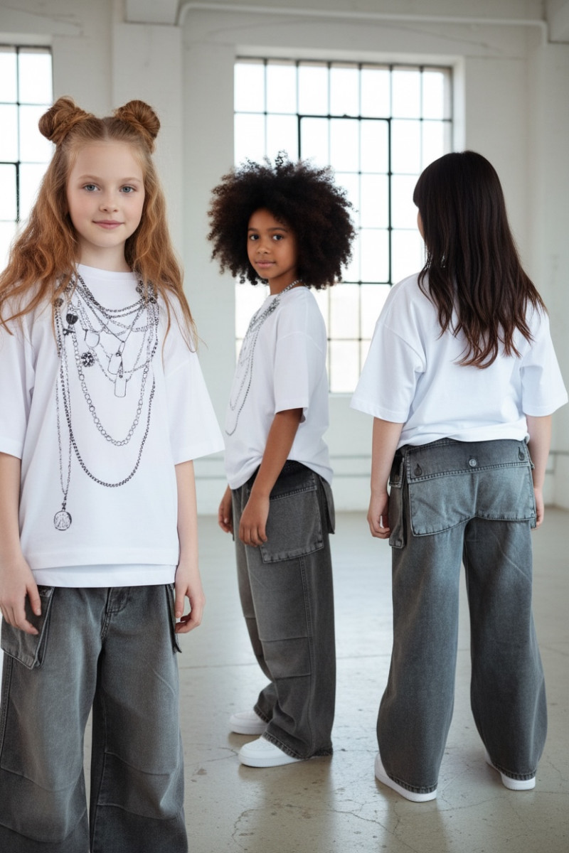 Spodnie jeans Pocet grafit