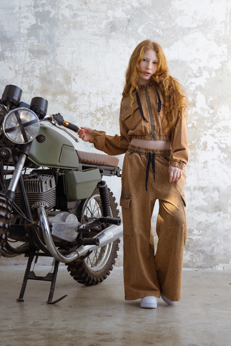 Komplet dla dziewczynki Melisa brąz