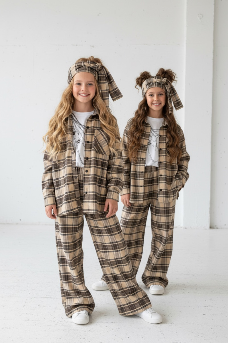 Koszula Tola Brązowa