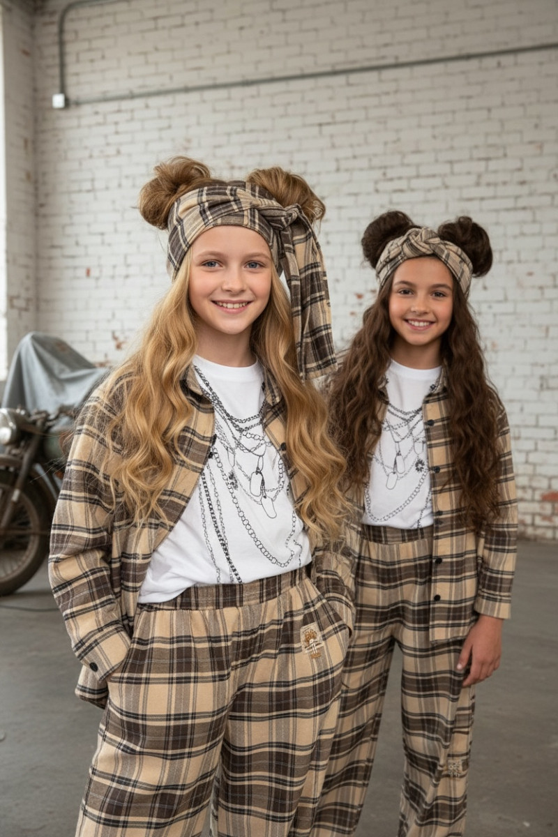 Koszula Tola Brązowa